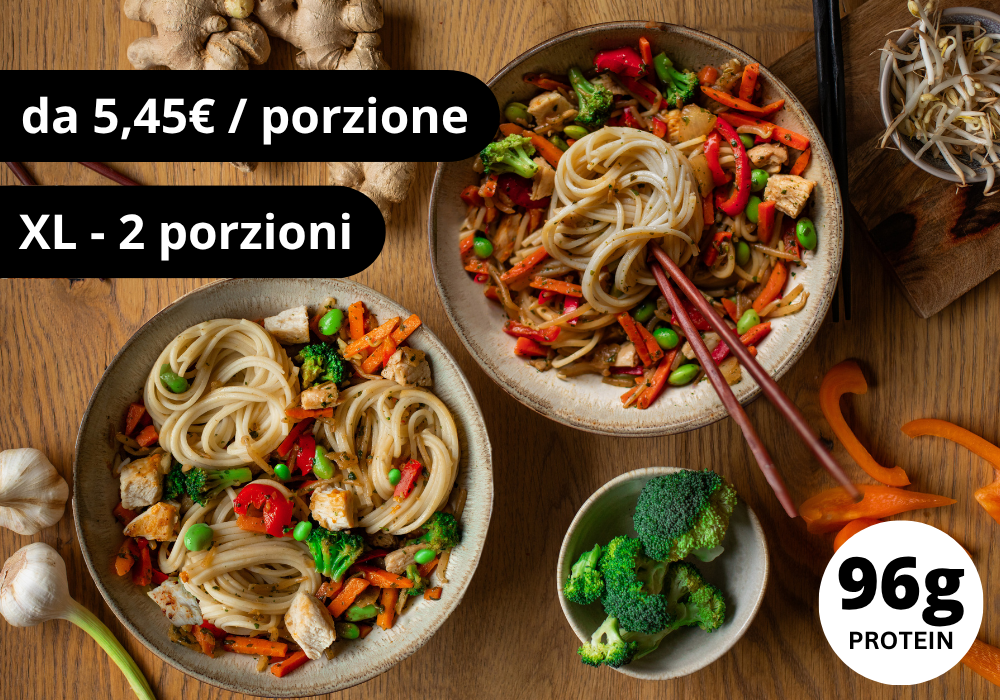 Noodles asiatici (XL, 2 porzioni)