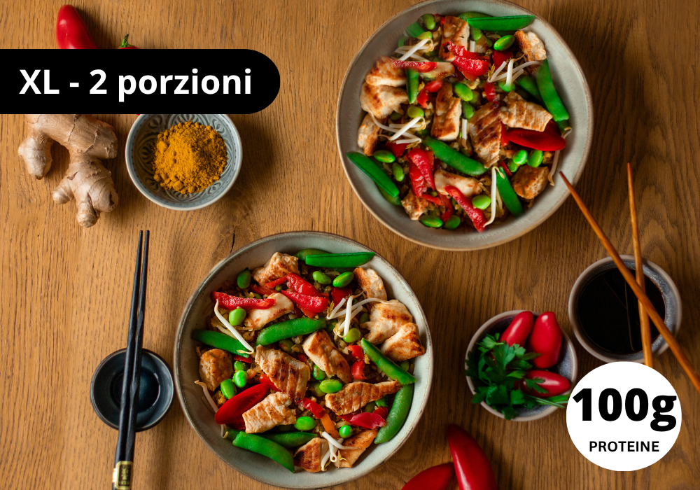 ~ Bowl di pollo in stile thai (XL, 2 porzioni)