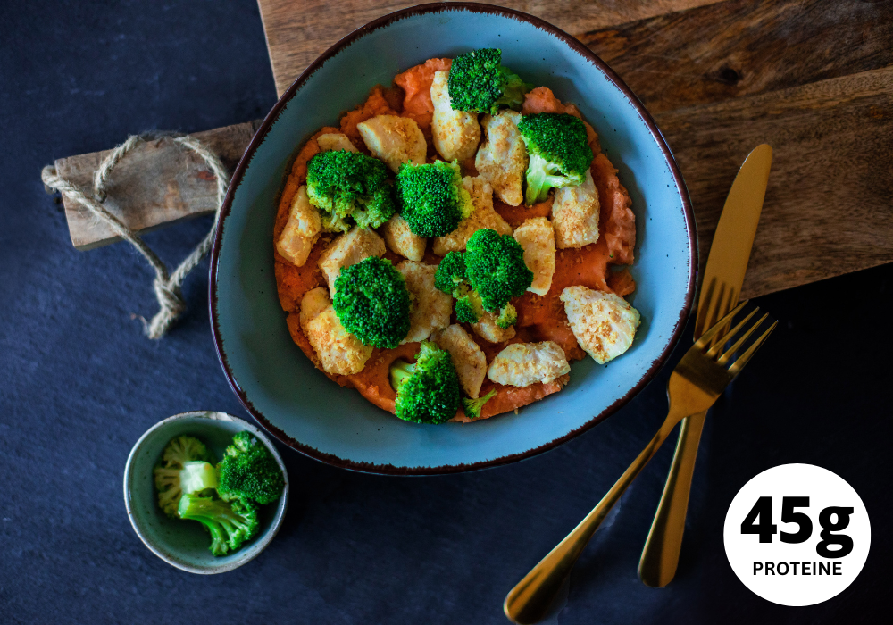 ~ Pollo al cocco con purè di patate