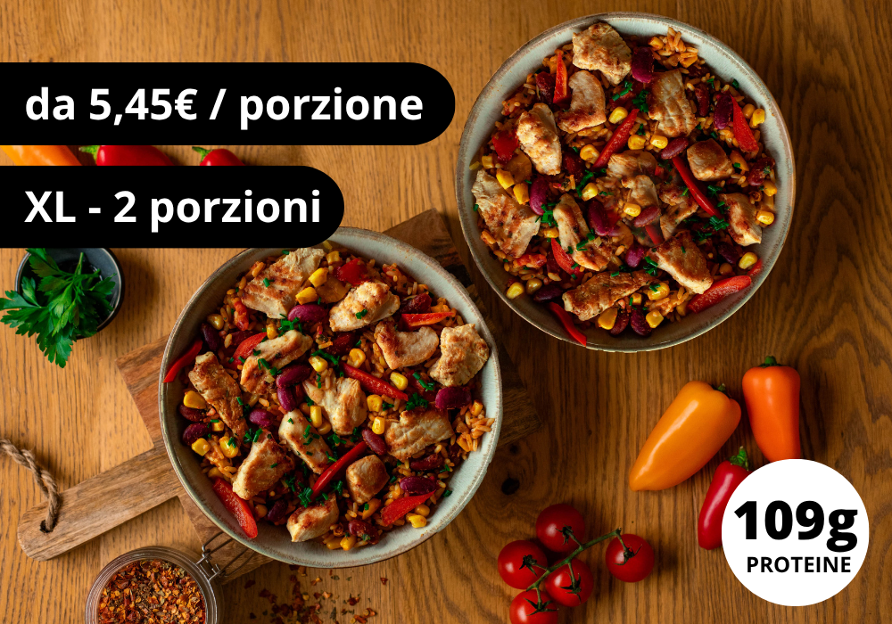 Fajita Bowl messicana (XL, 2 porzioni)