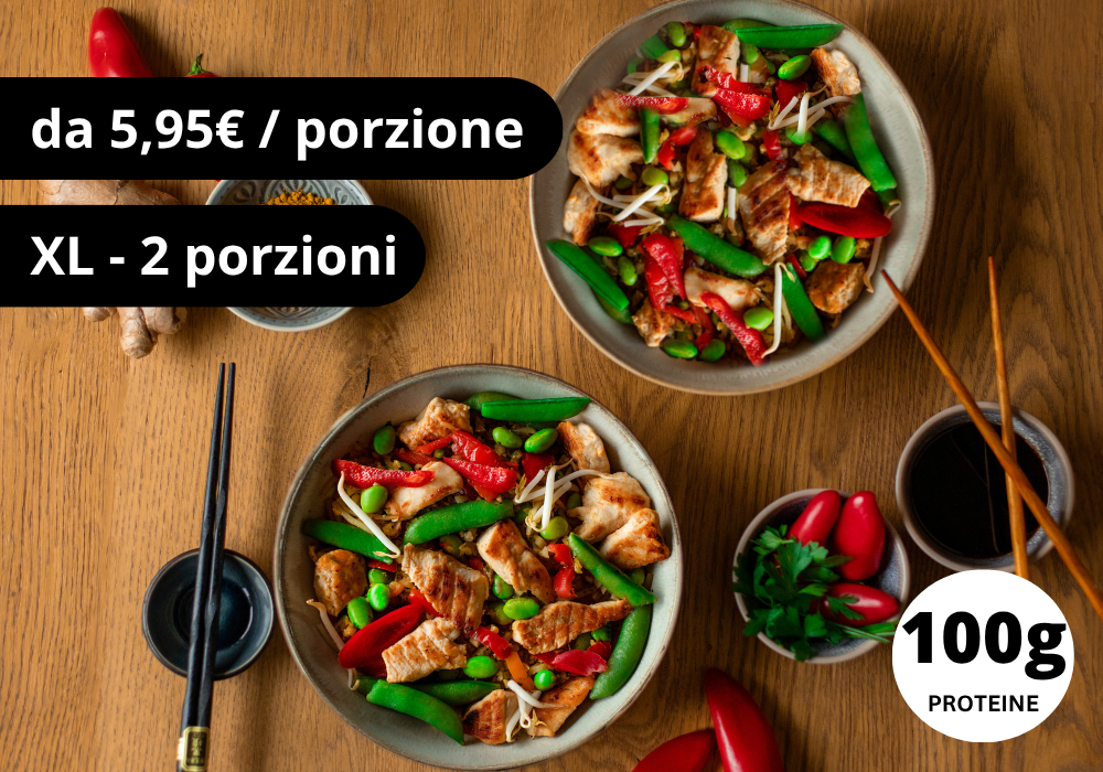 Bowl di pollo in stile thai (XL, 2 porzioni)