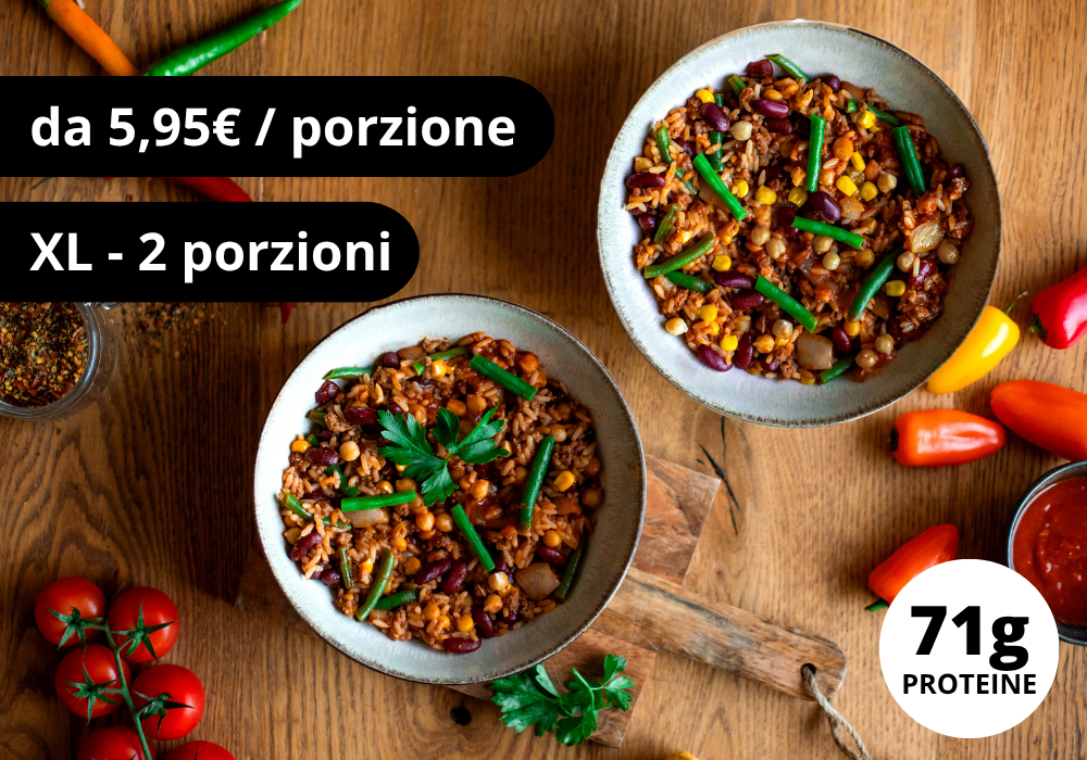 Chili con carne (XL, 2 porzioni)