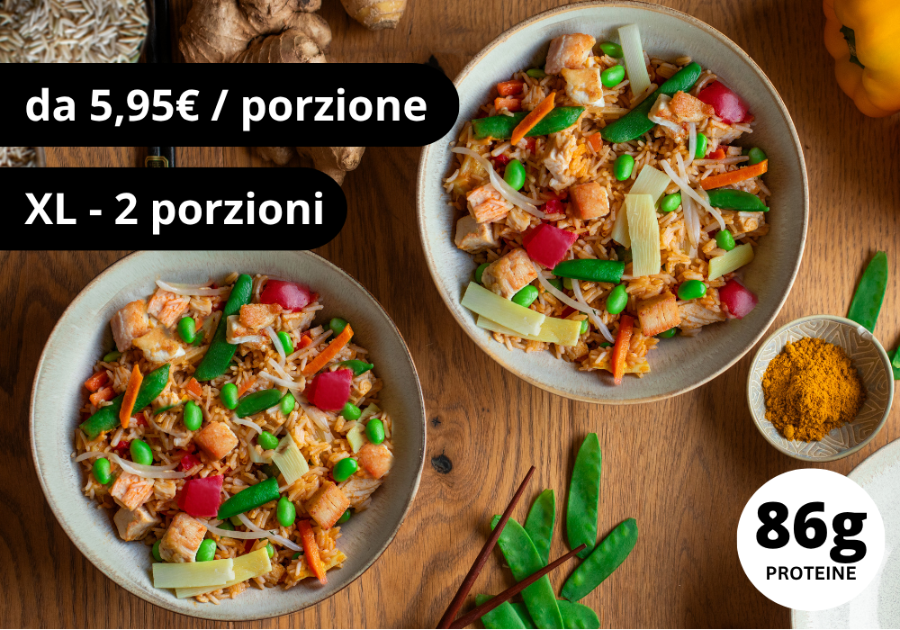 Curry rosso thailandese (XL, 2 porzioni)