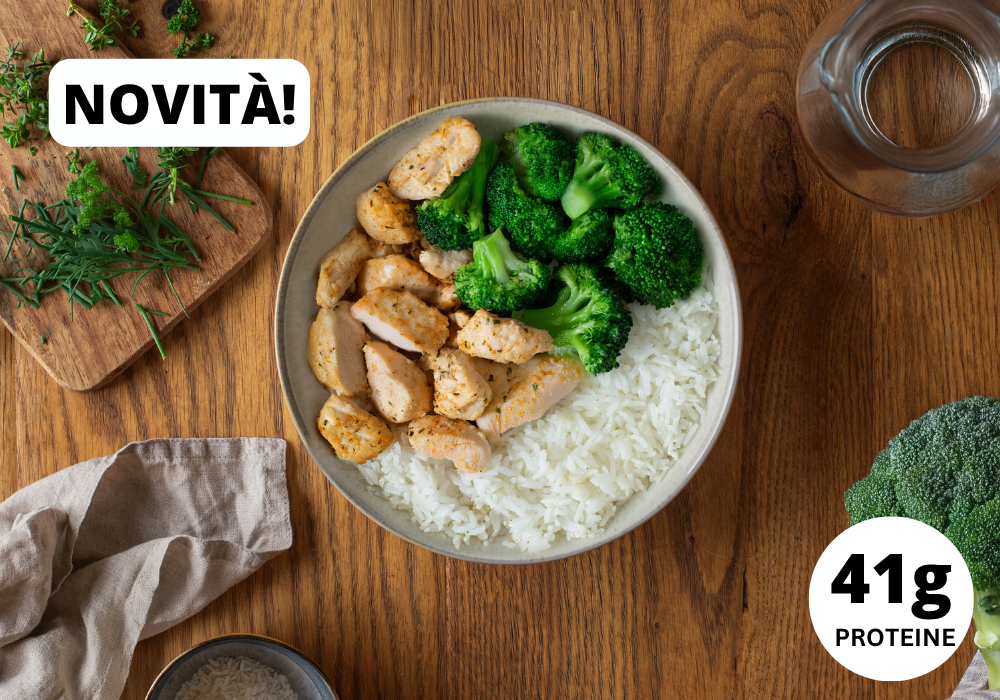 Athletes line: Pollo, riso e broccoli