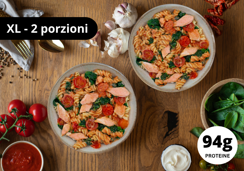 ~ Protein pasta al salmone (XL, 2 porzioni)
