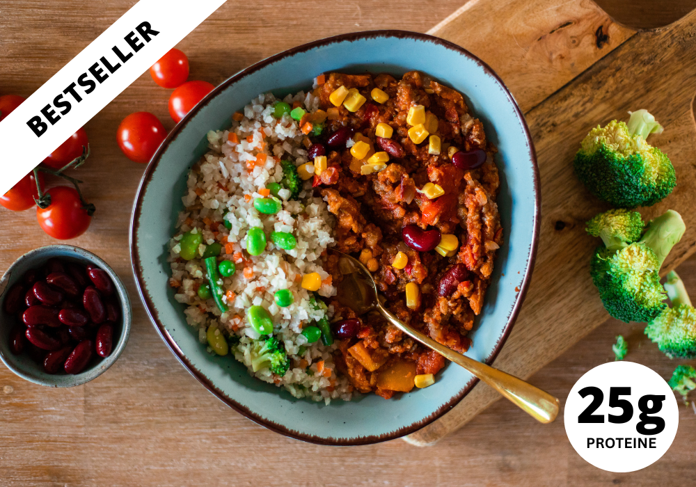 ~ Chili con carne e riso di cavolfiore