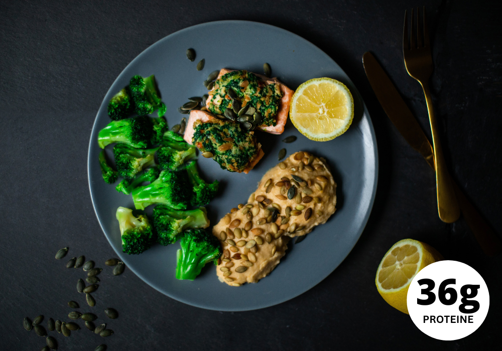 ~ Filetto di salmone con purè di zucca