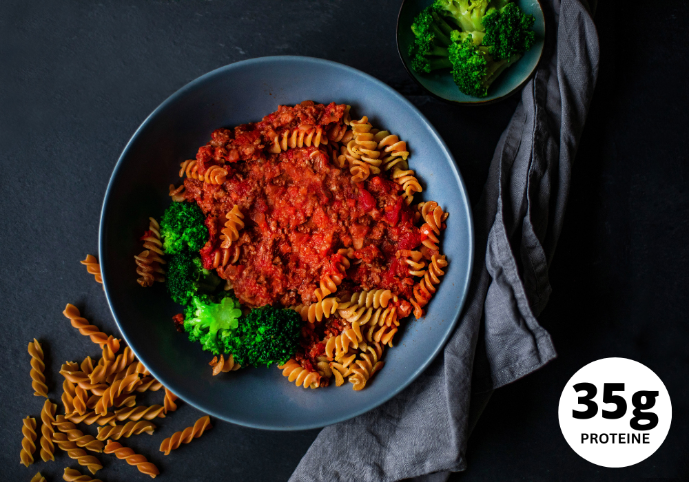 ~ Fusilli di lenticchie al ragù di manzo