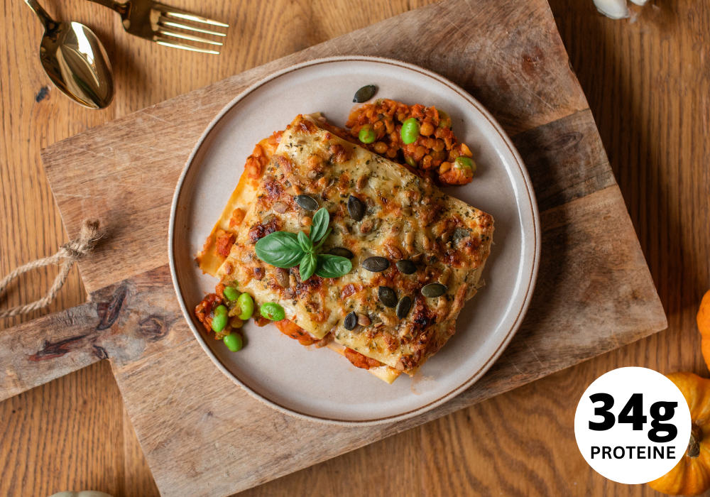 🌱 Lasagna vegetariana proteica